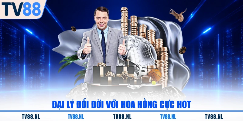 Đại lý đổi đời với hoa hồng cực hot